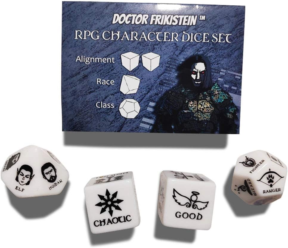 RPG Character Dice Set for Character Creation