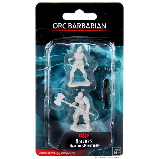 [90206] D&D Nolzur’s Marvelous Miniatures: Orc Barbarian Female 2