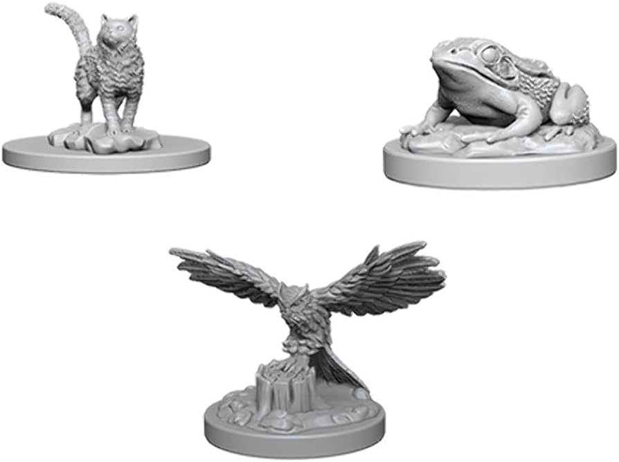 [73094] WizKids Deep Cuts Unpainted Miniatures: Familiars