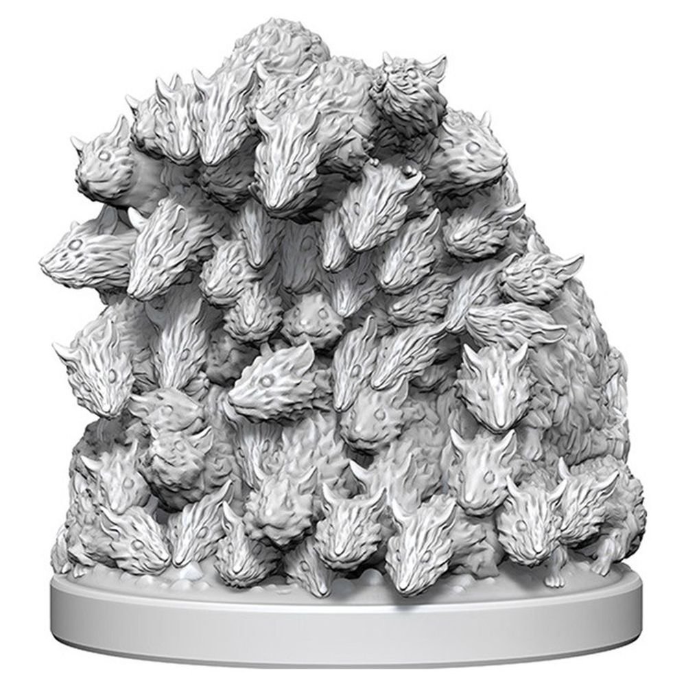 [73089] WizKids Deep Cuts Unpainted Miniatures: Swarm of Rats