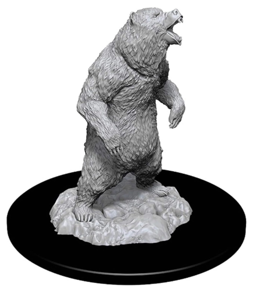 [73551] WizKids Deep Cuts Unpainted Miniatures: Grizzly