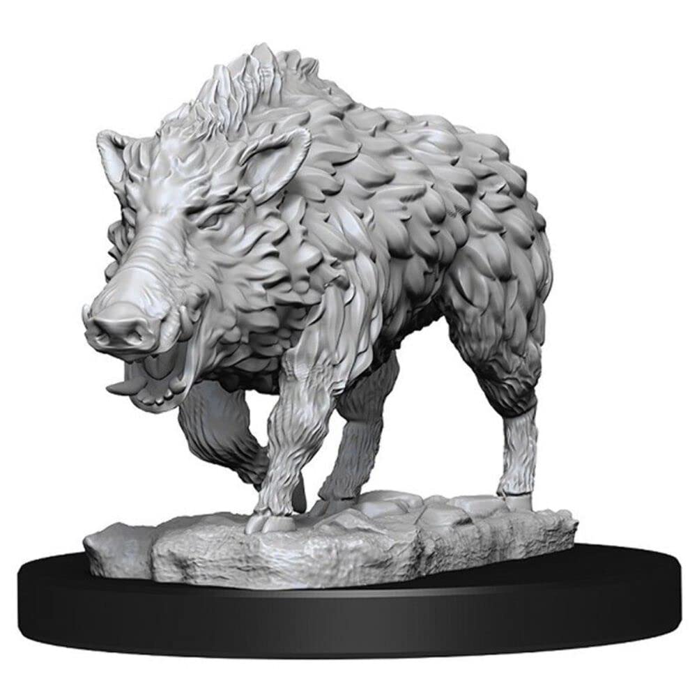 [73554] WizKids Deep Cuts Unpainted Miniatures: Wild Boar