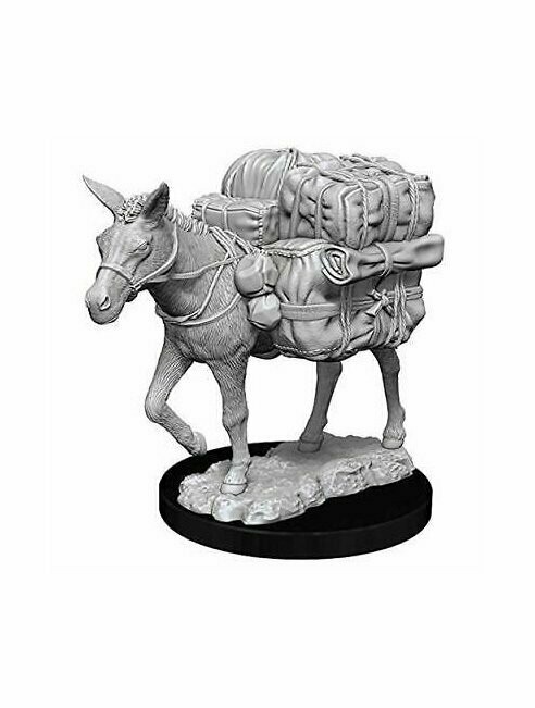 [73552] WizKids Deep Cuts Unpainted Miniatures: Pack Mule